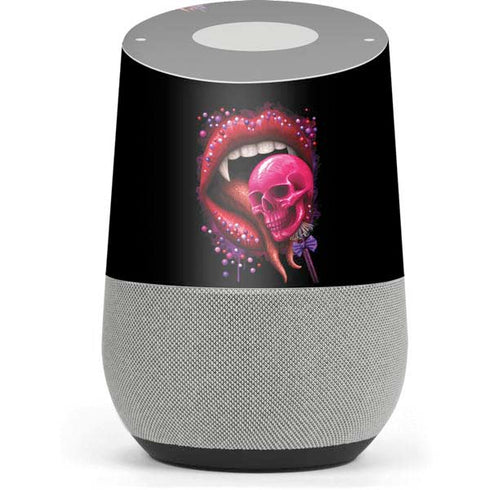 Vampire Skull Lollypop by Sarah Richter Google Home Skin